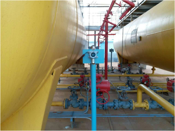 氣體檢測儀獨(dú)立單點(diǎn)現(xiàn)場安裝參考圖