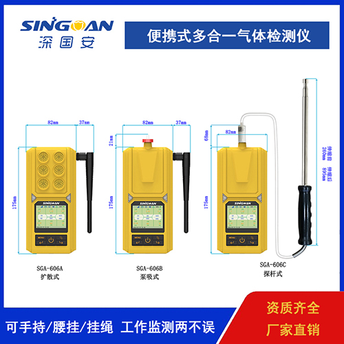 手持腰掛式多合一有毒氣味檢測儀 手持腰掛式多合一有毒氣味檢測儀