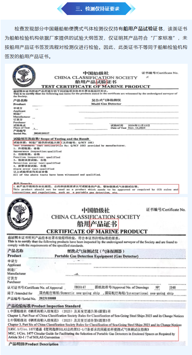 船舶密閉空間氣體檢測儀安全規(guī)范管理